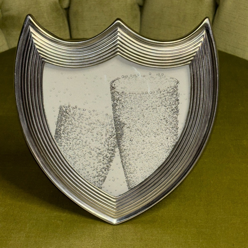 Rare Vintage 1990s Elias Artmetal Cuvée Dom Perignon Pewter Frame VGC - Picture 2 of 10